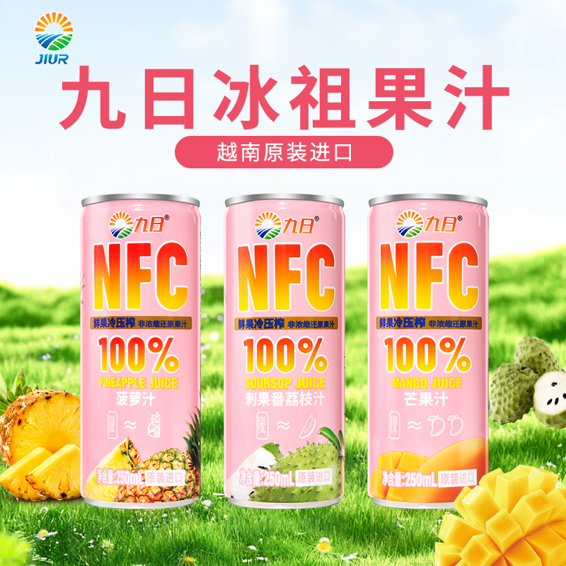 九日冰祖菠萝汁NFC100%果汁