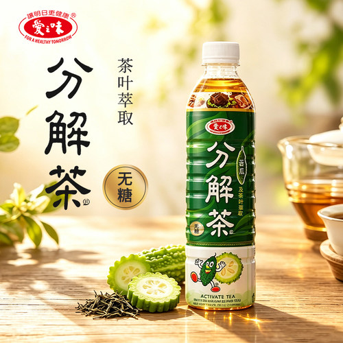 台湾进口爱之味苦瓜分解茶