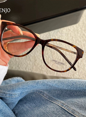 CBENJO/BF高版胶囊朴彩英女士同款显瘦眼镜框素颜时尚近视眼镜