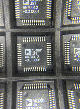 全新原装 AD1881JST ADI正品现货 QFP48 现货可直拍 一站式配单