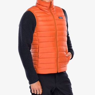 新款巴塔排骨羽绒马甲背心Patagonia Down Sweater男保暖84623
