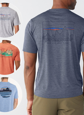 巴塔C1凉感速干T恤男款冰丝Patagonia Capilene Cool 45235 45215