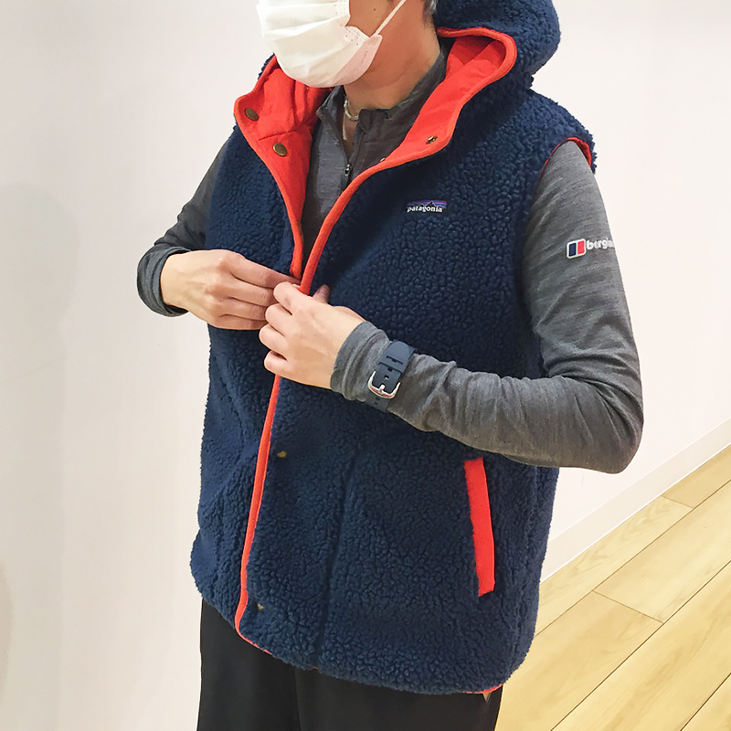 现货巴塔双面穿保暖马甲背心