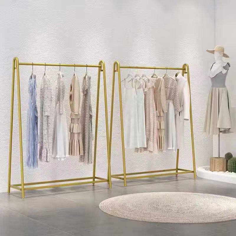 服装店落地展示架中岛侧挂衣服架子陈列组合男女装货架室内挂衣架