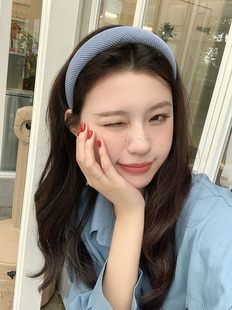 Busan时尚 复古网红宽边高颅顶显白发箍头饰百搭外戴洗脸头箍发卡