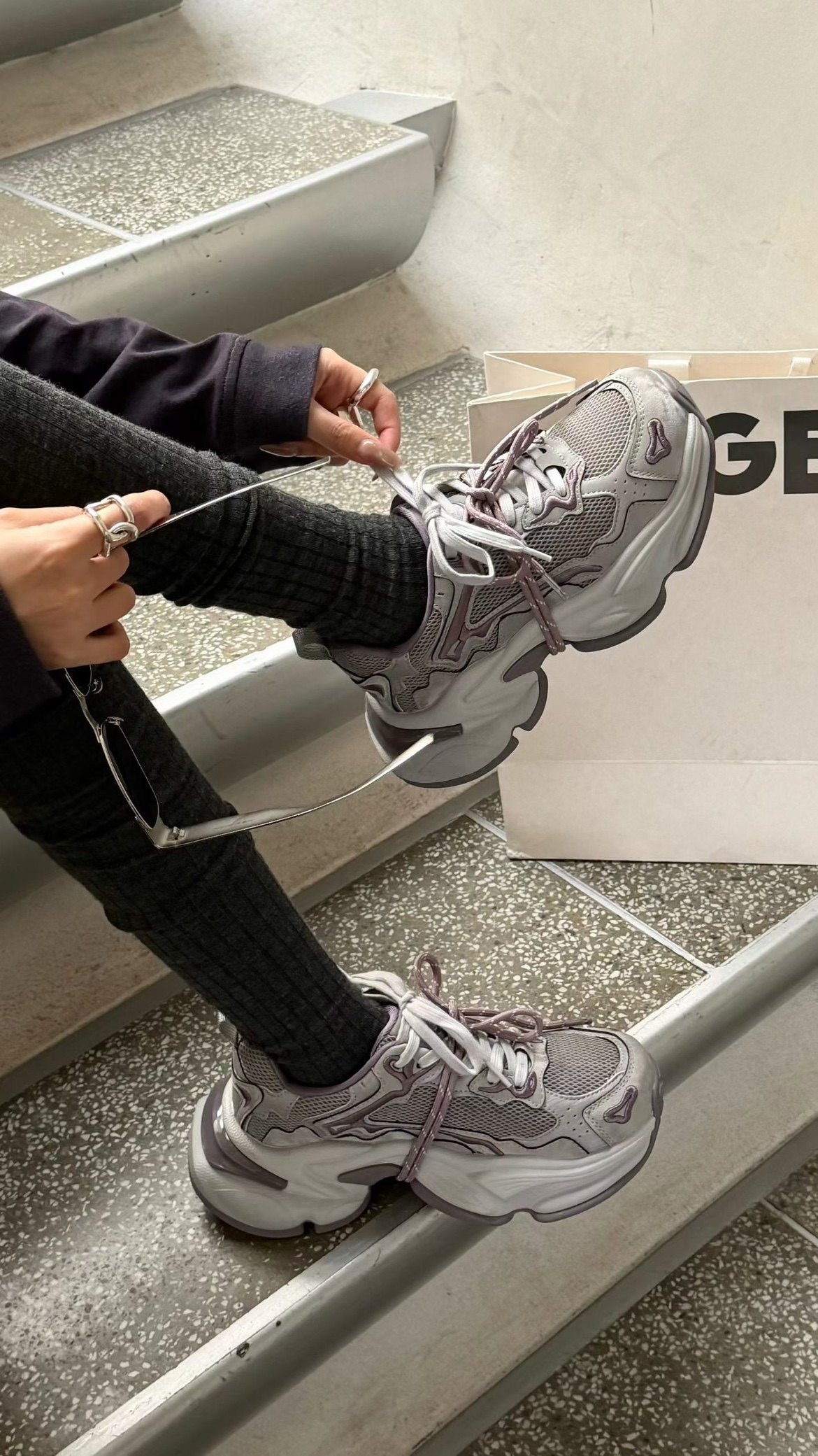 诗歌兰真皮女鞋2026新款时尚百搭厚底增高老爹鞋网面透气休闲鞋潮,女鞋,时尚休闲鞋,淘宝优惠券,粉丝福利购,淘宝优惠卷