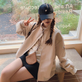 棒球服港风宽松时尚ins炸街女装外套秋季设计感短款春秋小个子，女装短外套，婷丫丫