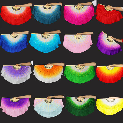 花鼓灯真丝扇儿童跳舞扇