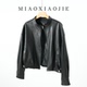 欧洲站高端小羊皮真皮皮衣女短款 小个子皮夹克外套 2026春秋新款