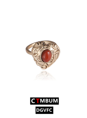 原创设计爱心戒指女轻奢高级感食