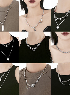 项链女小众配饰蛇骨链ins配饰时