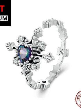 艾芙乐万圣节系列十字架戒指s925