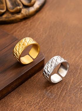 新款小众设计感女戒组合套