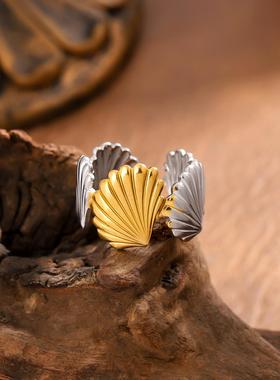 欧美不锈钢海洋系列轻奢戒指