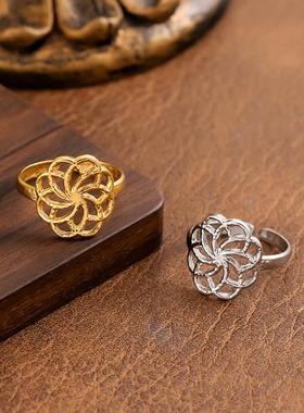 艾芙乐原创守护之眼戒指女彩色