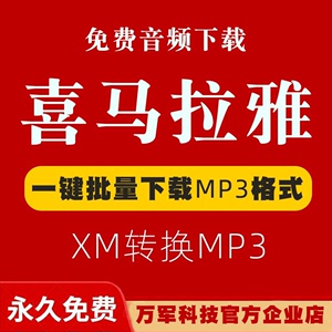 喜马拉雅音频xm转mp3格式转换器软件kgm/kgma/ncm/tkm/qq蜻蜓FM