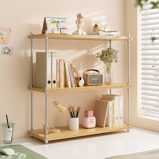 桌面多层实木杯架杯子收纳置物架厨房咖啡角杂物香水化妆品展示架