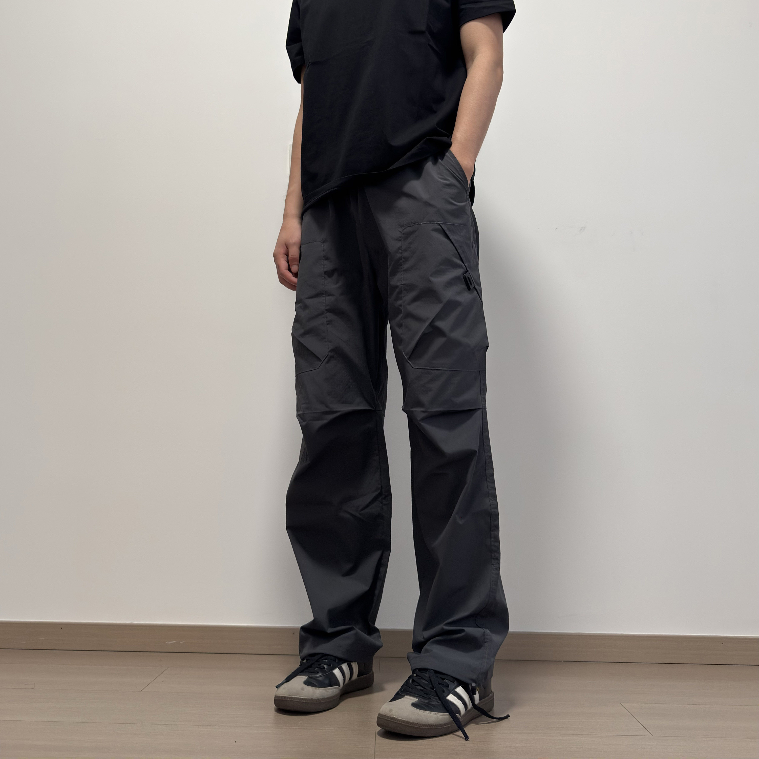 soxiox美式速干工装裤男女款夏季薄款侧口袋户外爬山徒步冲锋裤子