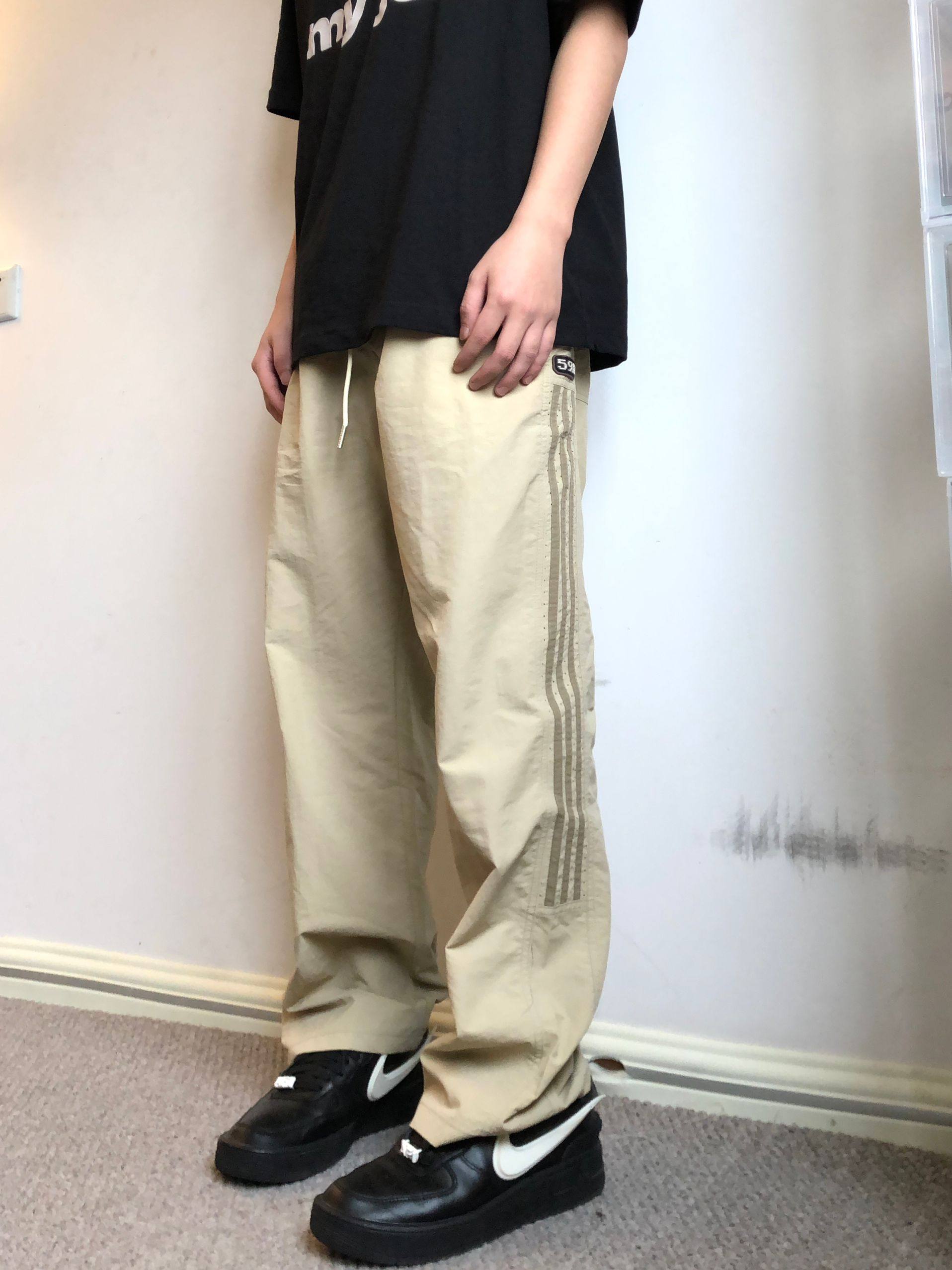 soxiox户外速干裤男款夏季薄款冲锋裤直筒复古高街美式hiphop裤子