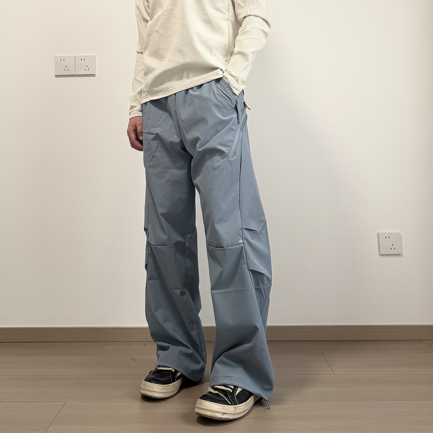 soxiox软壳速干裤男女春夏户防风防泼水外登山裤结构高级感长裤子