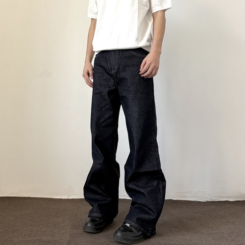 soxiox2021m版型原色牛仔裤