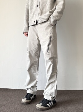 soxiox美式三防冲锋裤男女夏季窄版速干裤直筒休闲裤防水软壳裤