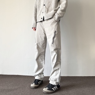 soxiox美式三防冲锋裤男女夏季窄版速干裤直筒休闲裤防水软壳裤