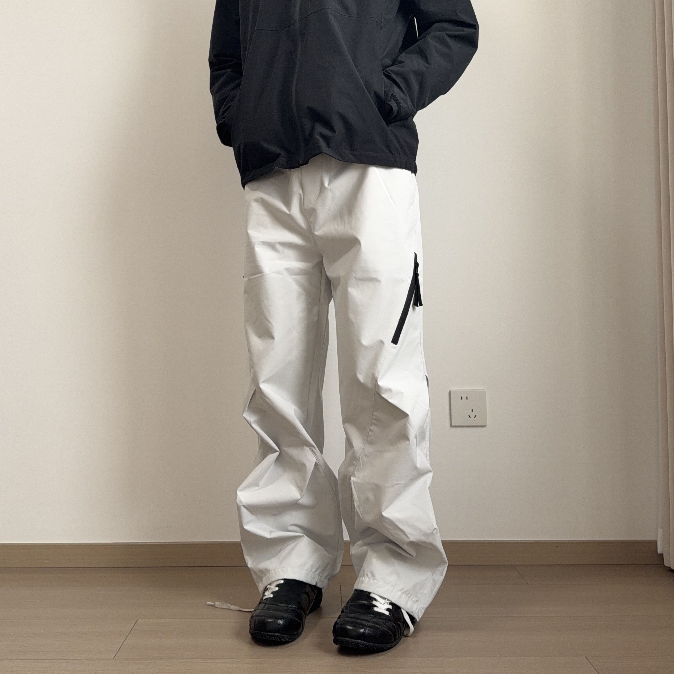 soxiox三防软壳冲锋裤男款防风防泼水徒步登山裤美式户外工装裤潮