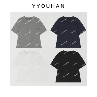 YYOUHAN 2025新款高阶自留立体剪裁显瘦百搭纯色T恤 2508C4254