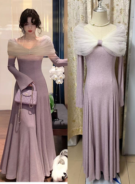 大Eees 亭玉立 可拆卸蝴蝶结坎肩美女氛围针织裙