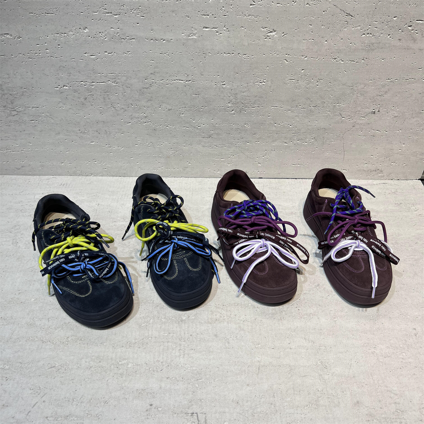 真皮系带厚底德训鞋休闲运动板鞋