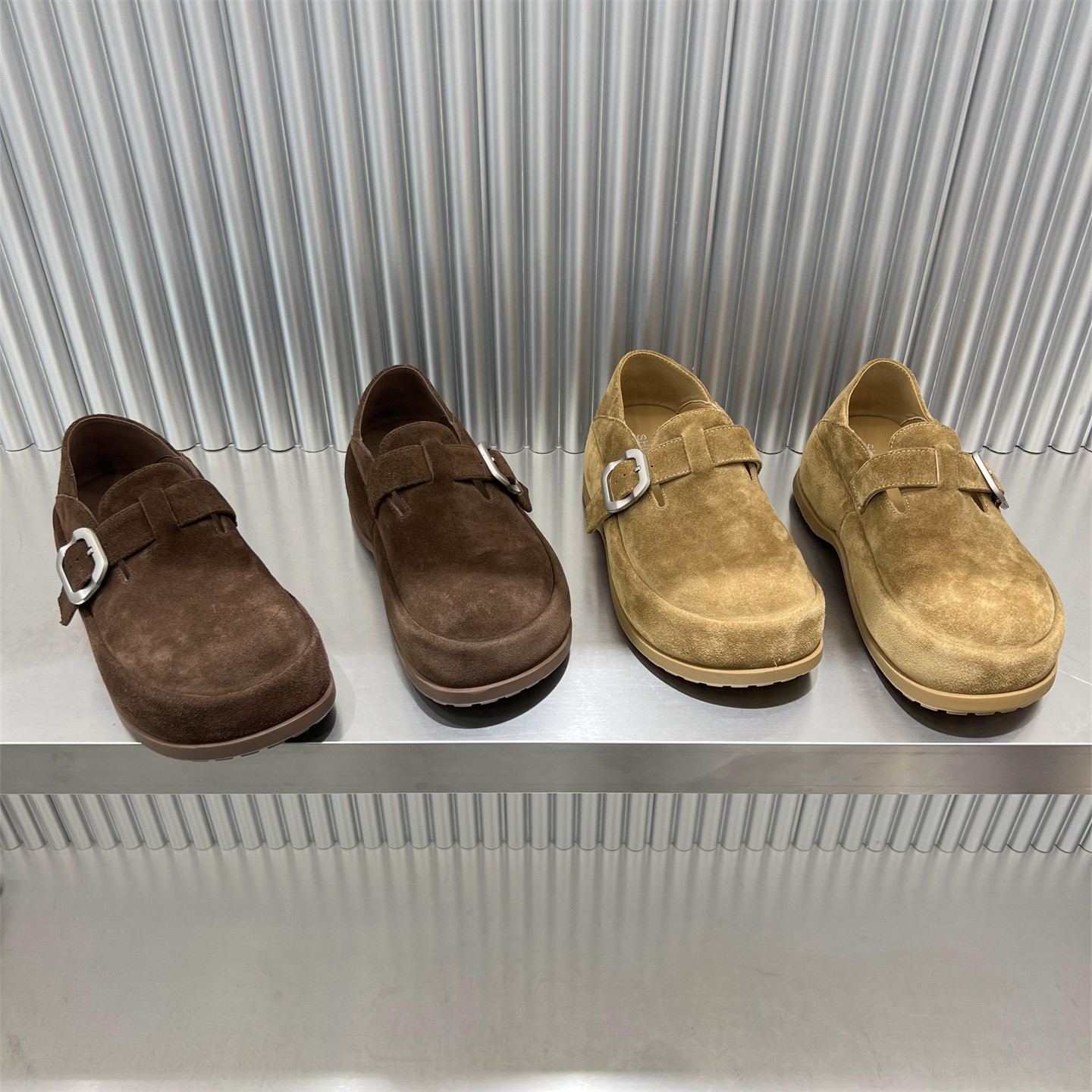 欧货真皮厚底英伦风乐福鞋勃肯鞋