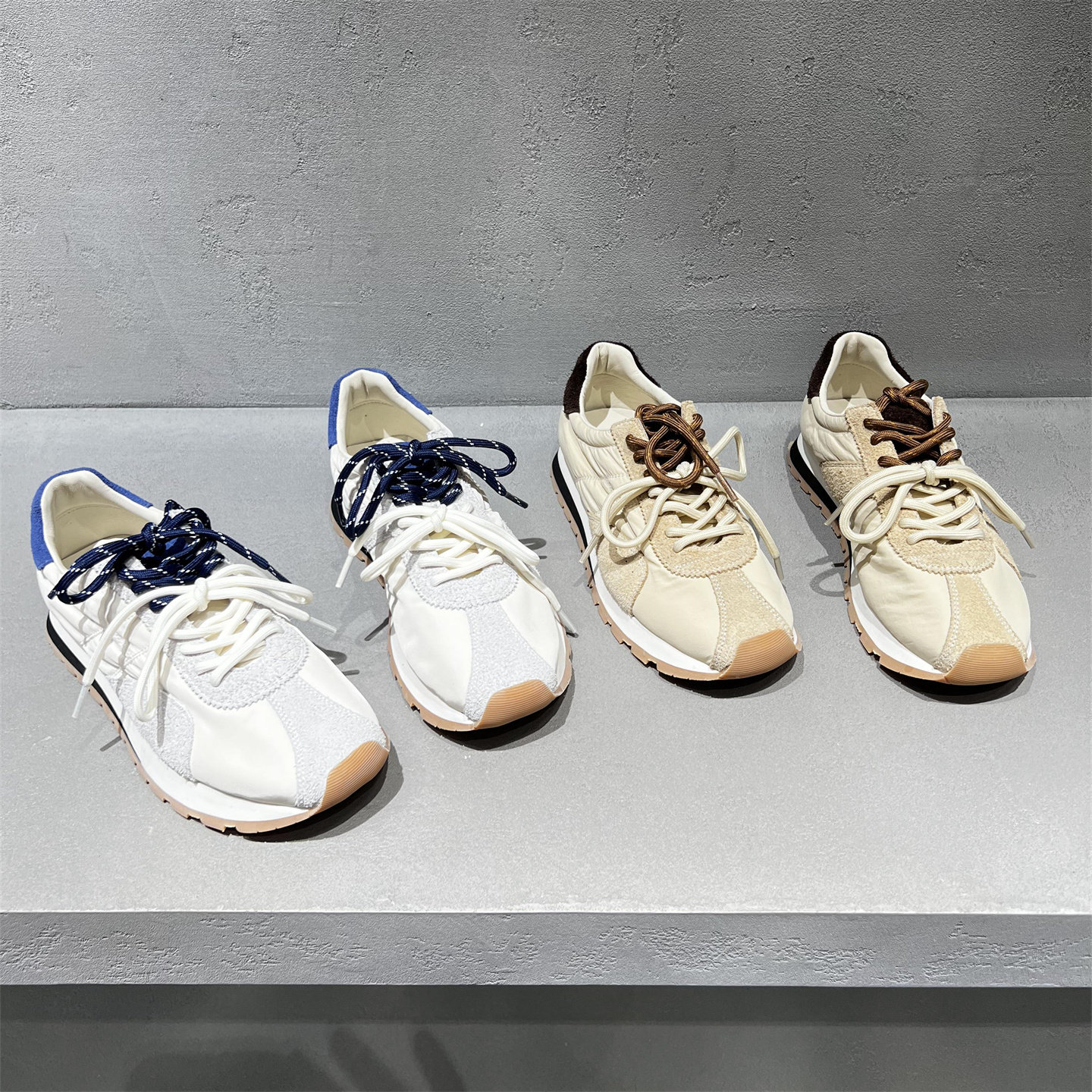 欧洲站女鞋2026春新款欧货真皮系带厚底百搭阿甘鞋休闲时尚运动鞋,女鞋,时尚休闲鞋,淘宝优惠券,粉丝福利购,淘宝优惠卷