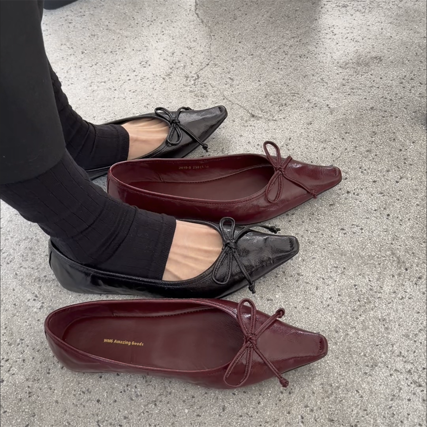 WM6欧洲站真皮女鞋2026春新款真皮尖头蝴蝶结平底浅口鞋玛丽珍鞋,女鞋,玛丽珍鞋,淘宝优惠券,粉丝福利购,淘宝优惠卷