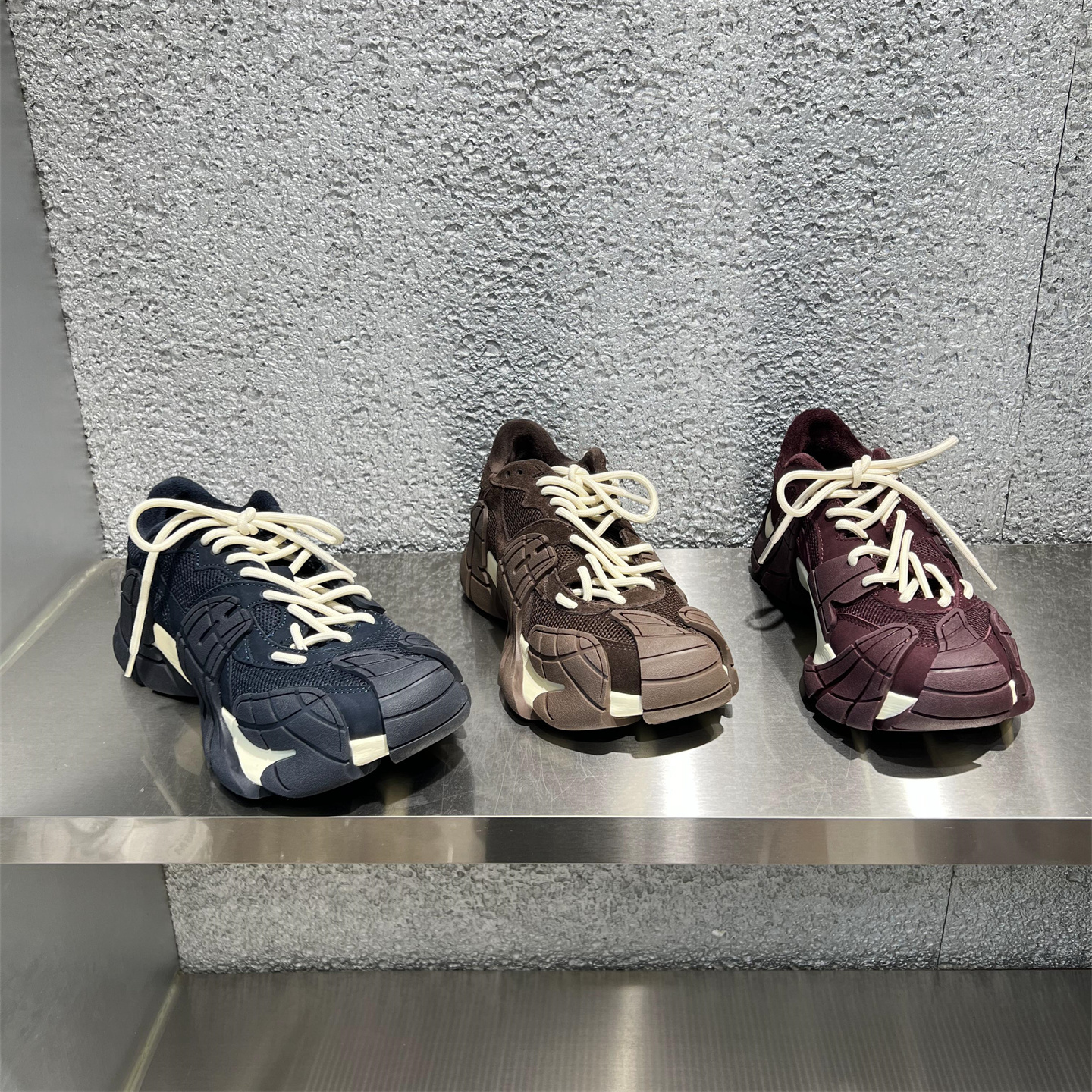 欧货乐魔真皮加绒保暖厚底老爹鞋