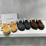 欧洲站女鞋2025秋冬新款欧货真皮厚底羊毛加绒保暖棉鞋勃肯乐福鞋