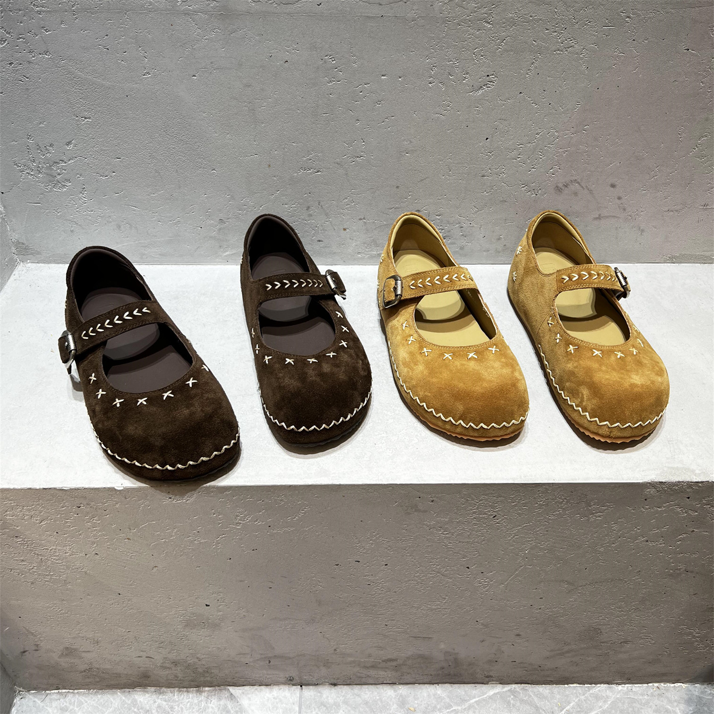 欧洲站女鞋2026春新款欧货真皮铆钉厚底增高英伦风乐福鞋玛丽珍鞋,女鞋,玛丽珍鞋,淘宝优惠券,粉丝福利购,淘宝优惠卷