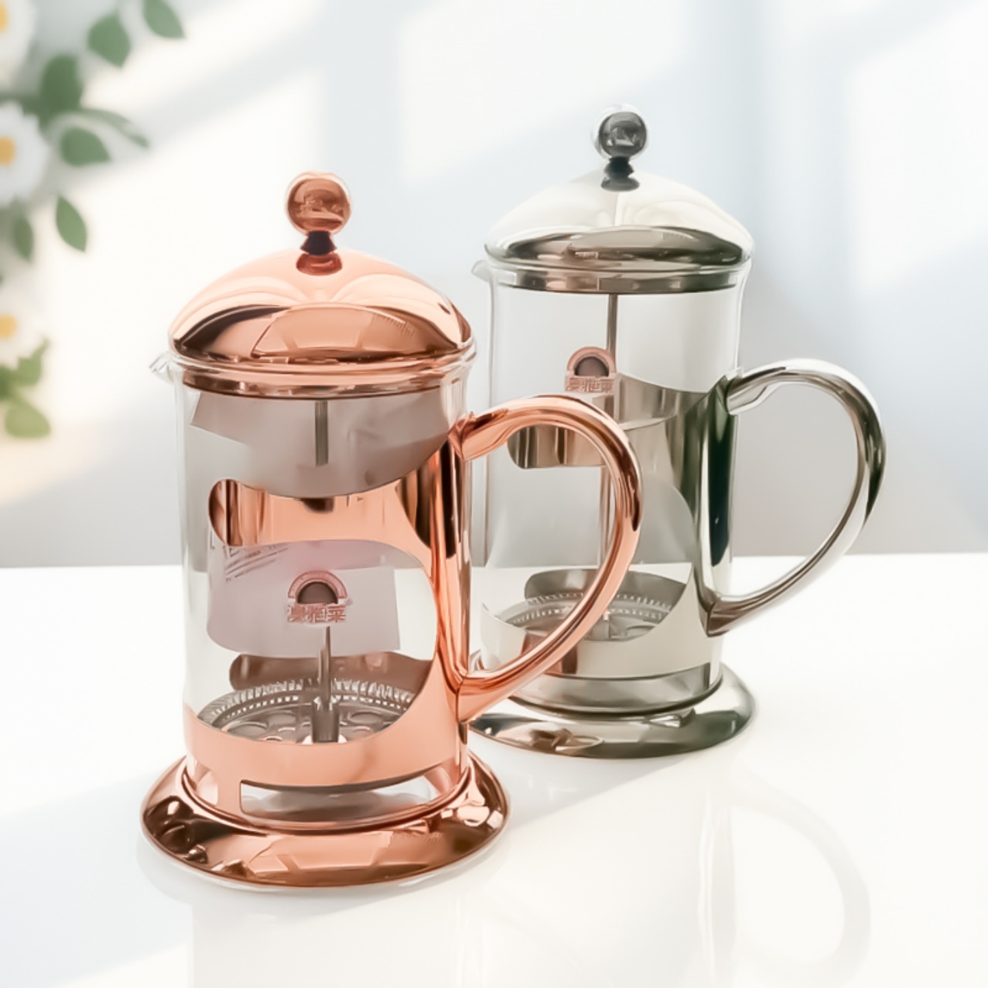 玻璃茶壶耐热咖啡壶法式冲茶器