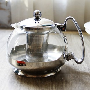 茶壶C22 金美莱欧式 1耐热高硼硅玻璃壶泡茶壶花茶壶家用凉水壶大