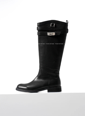 TTSSVINTAGE【意大利植鞣牛皮经典永恒 .牛皮底长筒靴】25829