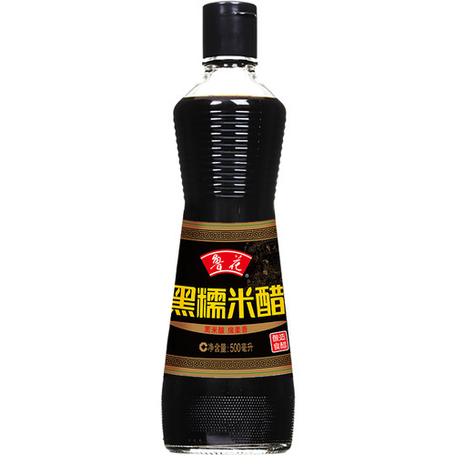 【鲁花直销】鲁花黑糯米醋500ML 糯米发酵 酿造醋厨房调料 调味品