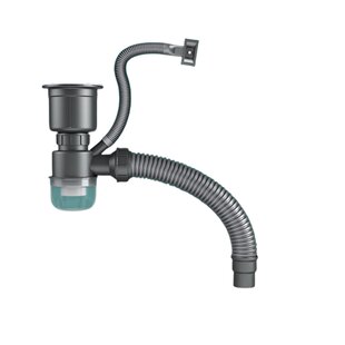 厨房洗菜盆水槽下水器洗碗池配件水池下水器单槽防臭防臭排水管