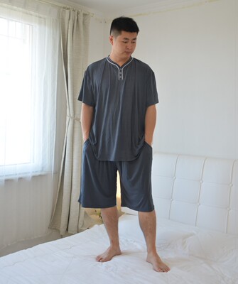 男莫代尔300斤超大码睡衣