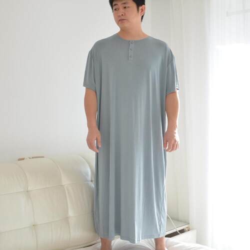 莫代尔夏季加肥大码睡裙