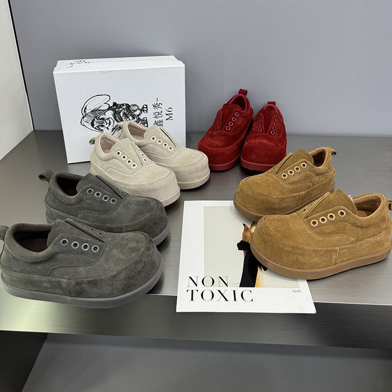 日系复古一脚蹬松糕鞋女2026春季百搭休闲乐福鞋圆头单鞋真皮1515,女鞋,松糕（摇摇）鞋,淘宝优惠券,粉丝福利购,淘宝优惠卷