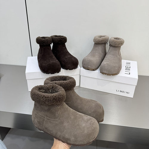 2026冬季女加绒软底轻便雪地靴