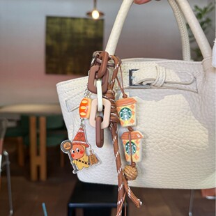 miu系包包挂件原创星星人美拉德色系2025新款现货钥匙扣