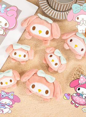 网红ins可爱毛绒公仔大眼怪笨笨玩偶挂件创意鞋花 包包挂饰配件