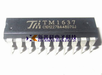 TM1637 DIP-20LED数码管驱动IC 原装