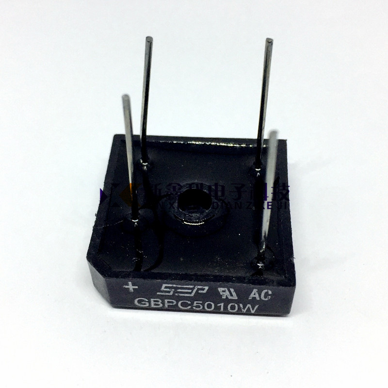 GBPC5010W 代用 BR5010W 50A/1000V 铝面圆脚 5010 整流桥 全新